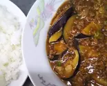 麻婆茄子炒め定食（中華料理 八龍）