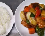 酢豚定食（中華料理 八龍）