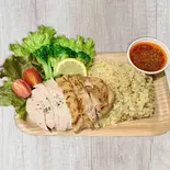 【人気No.2】相盛りチキンと玄米(高タンパク質鶏玄米.早稲田店 CHICKEN AND PROTEIN)