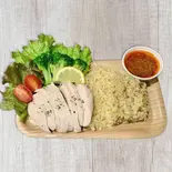 鶏むね肉と玄米+ドリンクセット(高タンパク質鶏玄米.早稲田店 CHICKEN AND PROTEIN)