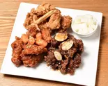 本場の欲張りチキン盛り合わせ15P(韓国サイダーと大根チキンム付き)（韓国料理サムシセキ 3号店(中井店)）