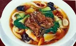 牛角煮刀削麺 ー牛肉刀削面（北京家庭菜 府中店）