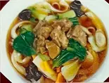 スペアリブ刀削麺 ー排骨刀削面（北京家庭菜 府中店）