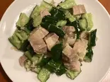 鶏肉ときゅうりのにんにくの和え物（北京家庭菜 府中店）