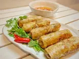 豚肉揚げ春巻き(4本) nem rán thịt heo（インチャン ベトナム料理 Inchan Vitnamesefood）