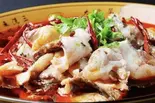 魚の四川風煮込み(重庆水煮鱼片)（寛窄巷子 カンザイシャンズ 蒲田店）