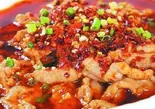 豚肉の四川風煮込み(水煮肉片)（寛窄巷子 カンザイシャンズ 蒲田店）