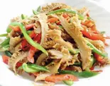 牛ハチノスとピーマン炒め(尖椒炒牛肚)（寛窄巷子 カンザイシャンズ 蒲田店）