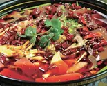 牛センマイ、鴨の血豆腐四川風煮込み(毛血旺)（寛窄巷子 カンザイシャンズ 蒲田店）