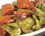 スペアリブとインゲン煮込み(排骨炖豆角)（寛窄巷子 カンザイシャンズ 蒲田店）