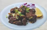 マトンのヒレ肉炒め Mutton Fry（シティマートオキナワ）