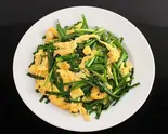 ニラ玉子炒め(韭菜炒鸡蛋)（釜山本家）