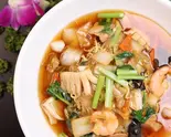 海鮮麺(醬油味)(香港飲茶 唐朝)