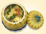 野菜と玉子スープ(香港飲茶 唐朝)