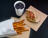 ポテケバブセット（ケバブシャルマ）