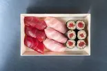 生本まぐろ握りセット 赤身、大トロ、鉄火巻き（みらい水産【生本まぐろ店】）