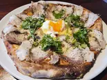 ホエー豚の自家製ポルケッタビスマルク～半熟卵付き～（Pizzeria Regista）