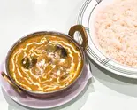 グリーンカレー(ナンまたはライス付き)/Green Curry(with Nan or Rice)（インド料理プルニマ）
