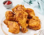 【ヤンニョムチキン】クリスピー韓国骨付フライドチキン (4P) Crispy Korean fried Chicken with bone（samaアジアンダイニング）