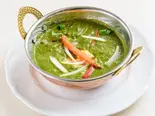 ほうれん草エビカレー Spinach Shrimp Curry(アジアンダイニング&バー パラキリティーパレス)