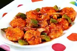 ブラウンチリ Prawn chilli（エベレストキッチン 港南台 カレーハウス）