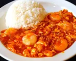 エビチリかけご飯（中国料理 品珍酒家 瀬谷店）