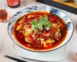白身魚と野菜四川風煮込み（刀削麺酒坊 東京駅店）