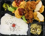 3色唐揚げ弁当（まんぷく弁当 manpukubentou）
