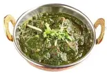 ほうれん草マトンカレー Spinach ＆ Mutton Curry（ニュータジマハルエレベスト十三店）