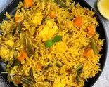 Veg biryani（インドレストラン アブリ Indian Restaurant Aburi）