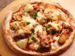 チキン タンドリー ナン ピザ - Chicken Tandoori Nan Pizza（INDIAN KITCHEN TARA）