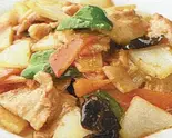 玉ねぎと豚肉炒め（華洋2号店）
