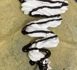 チョコソースとクリーム（cafe N）