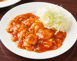 エビチリ Shrimp Chili（藤井屋餃子専門店）