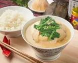 たっぷりほうれん草のとん汁セット spinach（東京豚汁 出汁と味噌の可能性。本店）