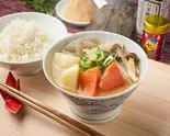 たっぷりお野菜のとん汁セット Lots of vegetables ＆ Rice（東京豚汁 出汁と味噌の可能性。本店）