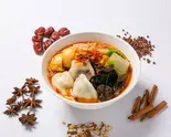 (赤)水餃子麻辣湯【RB-SS】（【本格麻辣×自家製春雨】白虎麻辣湯 赤塚2丁目店）