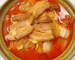豚肉とキムチ豆腐煮込み（中華酒場 栄香居）