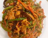 豚肉細切り四川風味炒め（中華酒場 栄香居）
