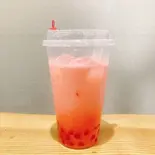 【タピオカ】イチゴミルク（【関西風＆広島風お好み焼き・鉄板焼き】桜家 清水店）