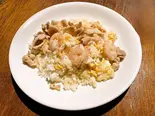 焼き飯(小エビ・豚肉入)・緑茶付き(喫茶 ラタン)