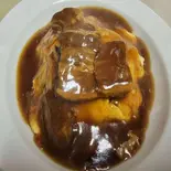 豚角煮かけ天津飯（七左食堂）
