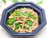 青椒肉絲（七左食堂）