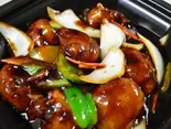 黒酢スブタ Black Vinegar Pork（七左食堂）