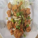 鶏軟骨の黒胡椒炒め（七左食堂）