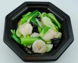 エビとチンゲン菜炒め（七左食堂）