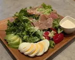 生ハムとアボカドエッグサラダ+自家製パン(3個)+ドリンクのセット(ベーカリーカフェ G’RANBAKE南町田)