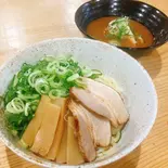 濃厚魚介とんこつ つけ麺 ねぎ盛り【魚粉】（【濃厚つけ麺】富元製麺）
