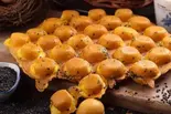 黒ごまワッフル Black Sesame Waffle(LUCKY茶千尋)