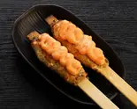 比内地鶏つくね明太マヨ(1本)（やきとり勢い）
